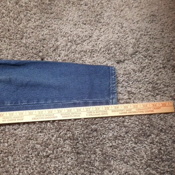Vintage Oo La La Sasson Jeans Women 13 / 14 Blue Tapered Leg 80s Denim Pants - Picture 7 of 11